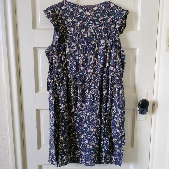 NWOT Maurices Blue Floral Dress - Picture 2 of 5